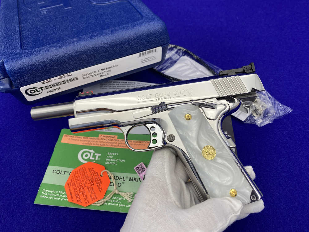 Colt Gold Cup Trophy 9mm -ULTIMATE POLISHED STAINLESS FINISH- 100% Flawless-img-48