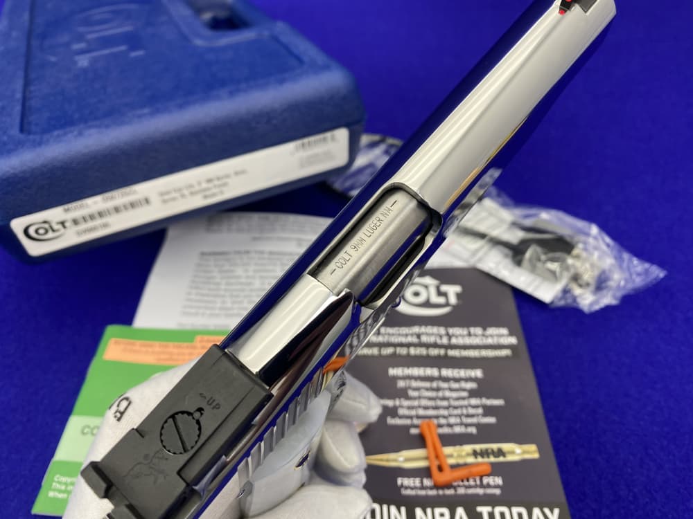 Colt Gold Cup Trophy 9mm -ULTIMATE POLISHED STAINLESS FINISH- 100% Flawless-img-28