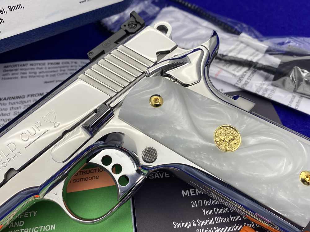 Colt Gold Cup Trophy 9mm -ULTIMATE POLISHED STAINLESS FINISH- 100% Flawless-img-5
