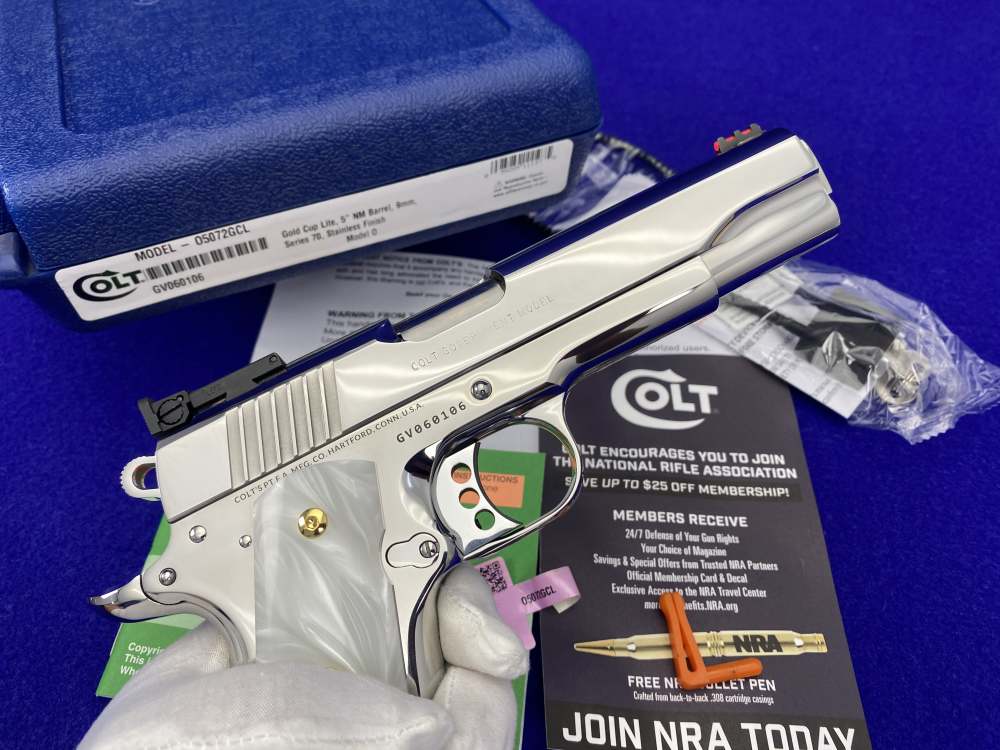 Colt Gold Cup Trophy 9mm -ULTIMATE POLISHED STAINLESS FINISH- 100% Flawless-img-38