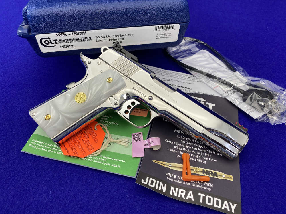 Colt Gold Cup Trophy 9mm -ULTIMATE POLISHED STAINLESS FINISH- 100% Flawless-img-15