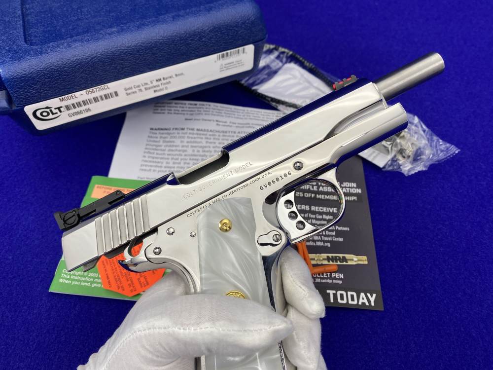 Colt Gold Cup Trophy 9mm -ULTIMATE POLISHED STAINLESS FINISH- 100% Flawless-img-47
