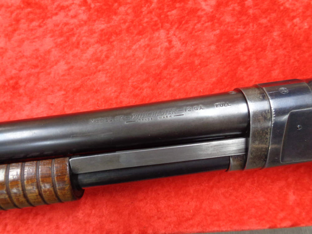 1933 Winchester Model 1897 97 12 Gauge SLAM FIRE Riot Trench Shotgun TRADE-img-17