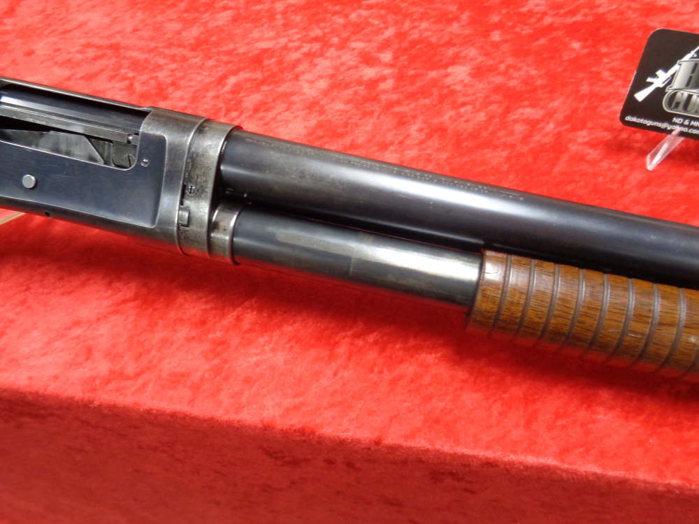 1933 Winchester Model 1897 97 12 Gauge SLAM FIRE Riot Trench Shotgun TRADE-img-4