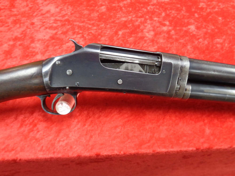1933 Winchester Model 1897 97 12 Gauge SLAM FIRE Riot Trench Shotgun TRADE-img-2