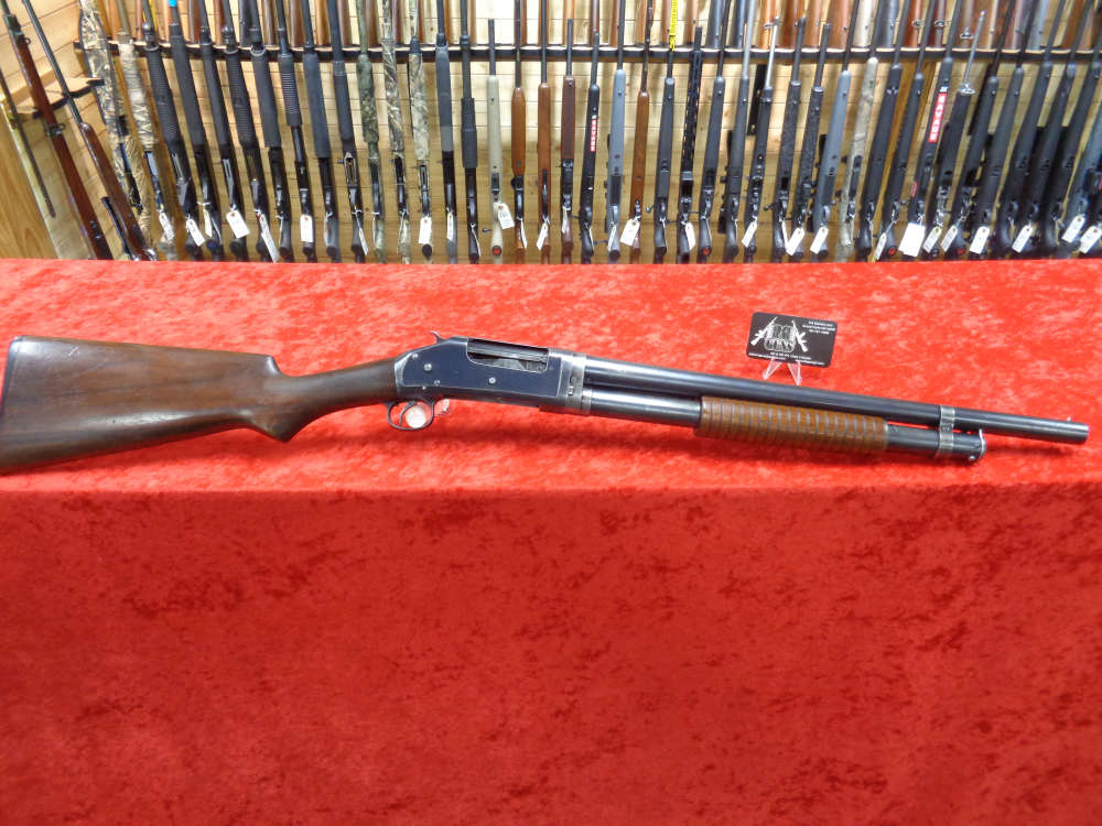 1933 Winchester Model 1897 97 12 Gauge SLAM FIRE Riot Trench Shotgun TRADE-img-0