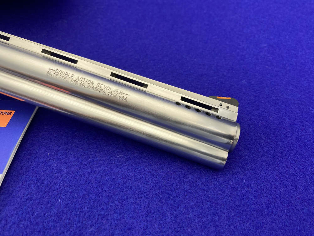 MINT 1998 Colt Anaconda PDT .44 Mag 8" -RARE CUSTOM SHOP FIRST GEN PORTED--img-17