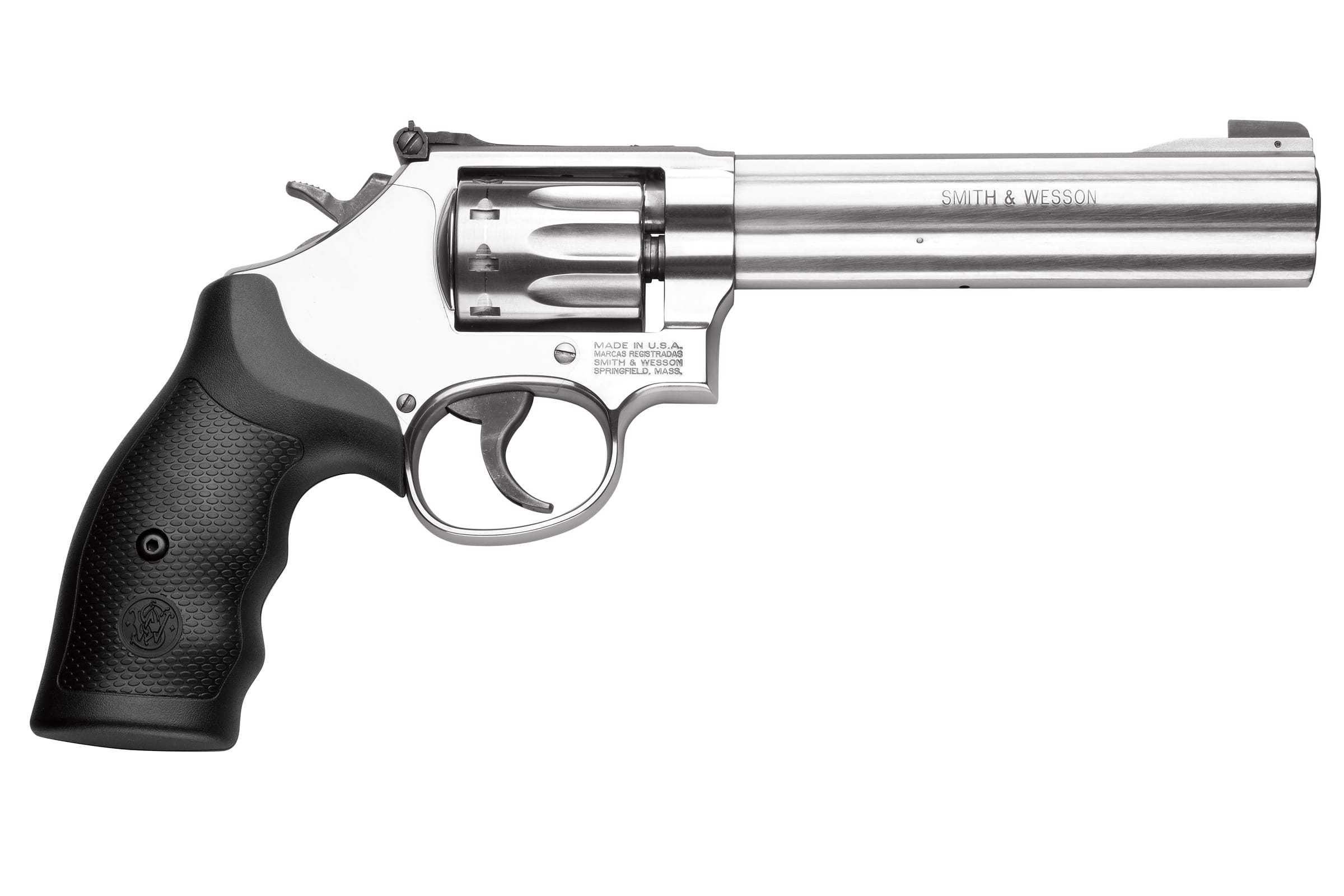 160578 Smith and Wesson 617 22 LR 6" 10rd Satin Stainless Steel-img-0