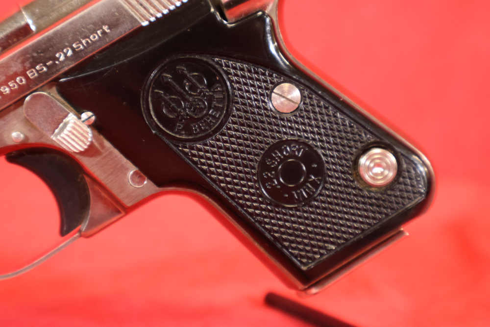 Beretta 950BS Minx Nickel 22 Short 2.25" Tip-Up 6rd 950 BS-img-7