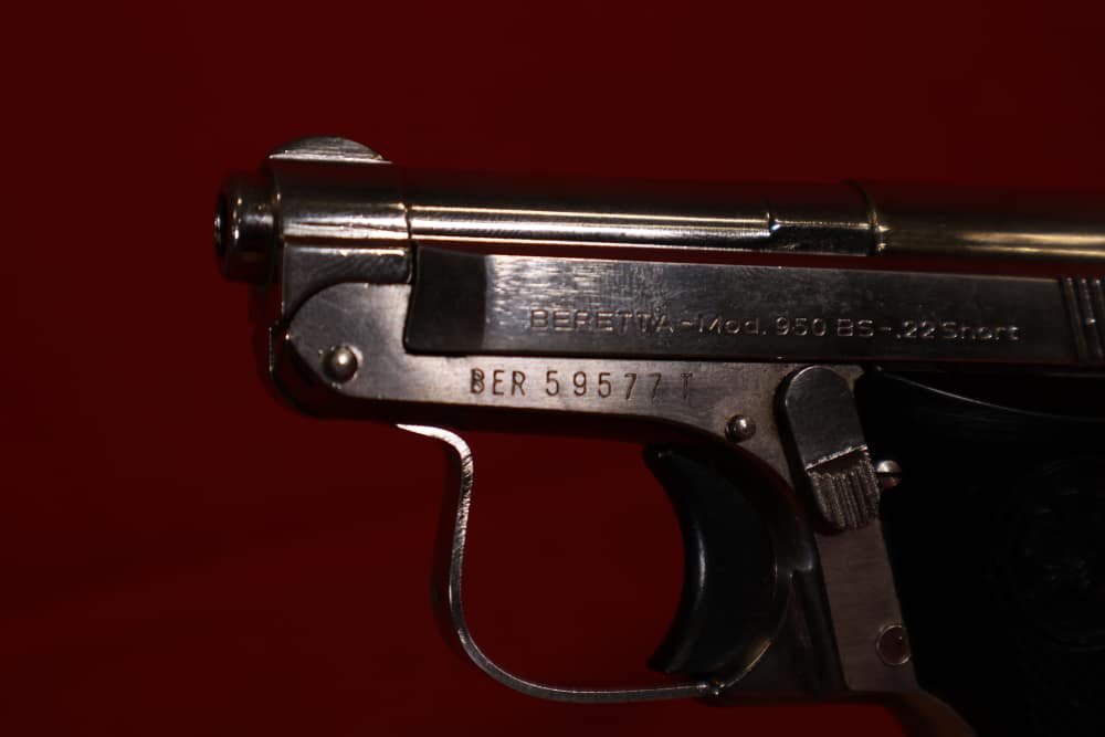 Beretta 950BS Minx Nickel 22 Short 2.25" Tip-Up 6rd 950 BS-img-15