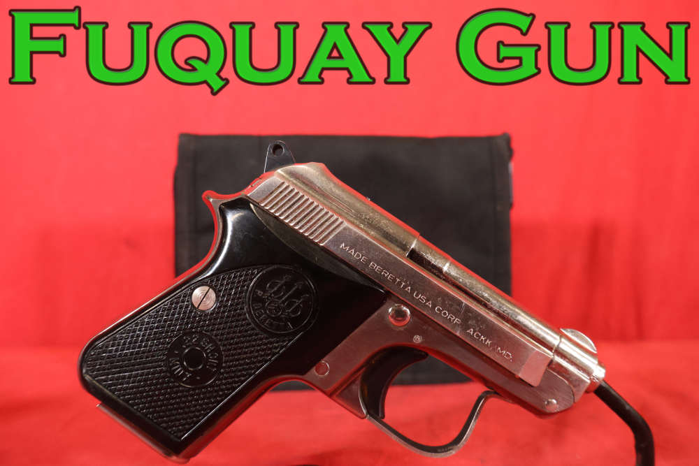 Beretta 950BS Minx Nickel 22 Short 2.25" Tip-Up 6rd 950 BS-img-0