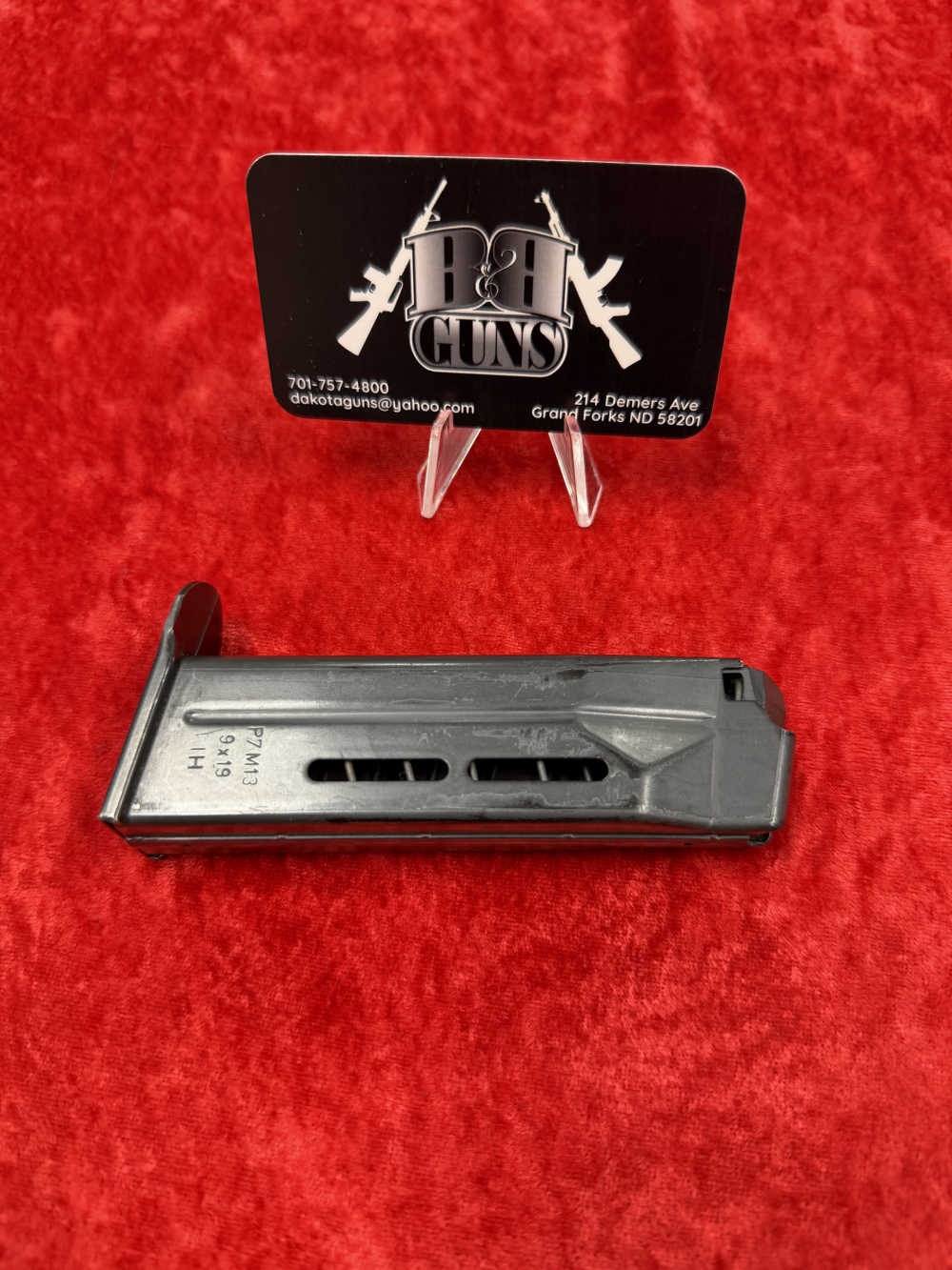 1987 H&K P7 M13 9mm 13rd Pistol Magazine IH Mag Date HK Heckler Koch TRADE-img-11