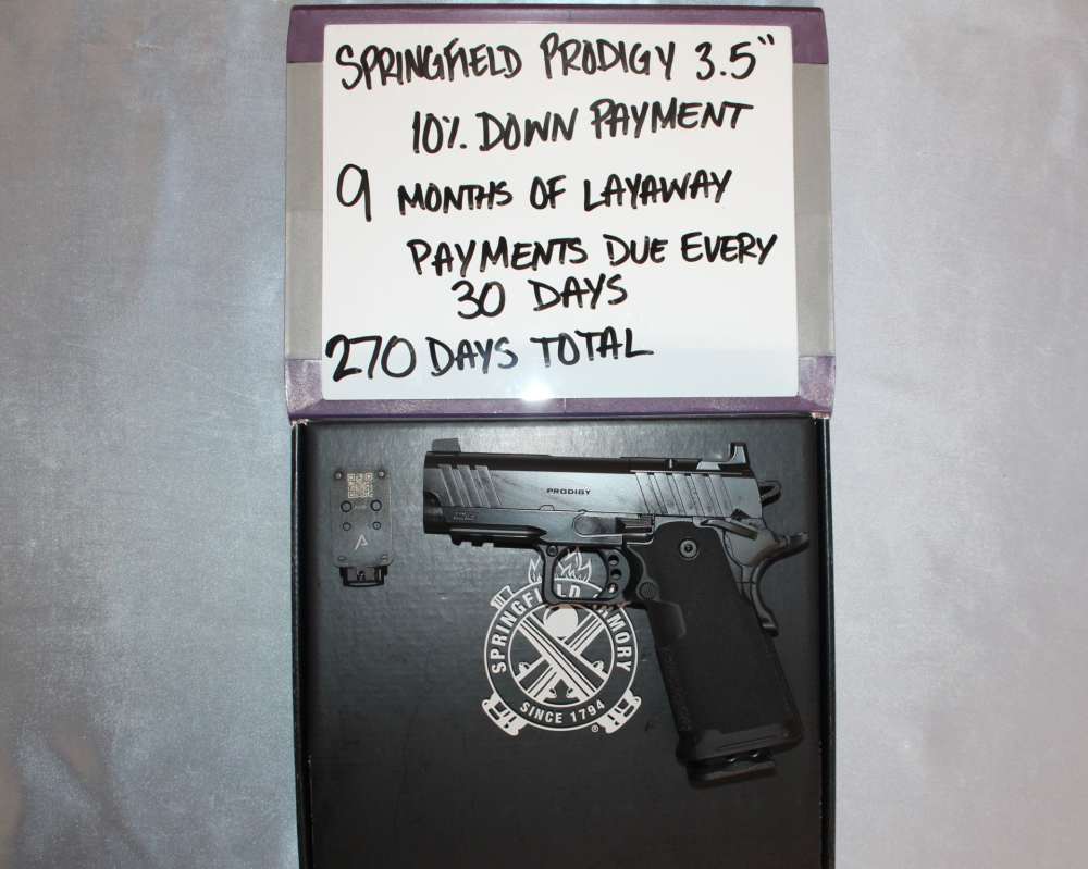 Springfield Prodigy 3.5 AOS 9MM 3.5" Barrel, LAYAWAY AVAILABLE!-img-0