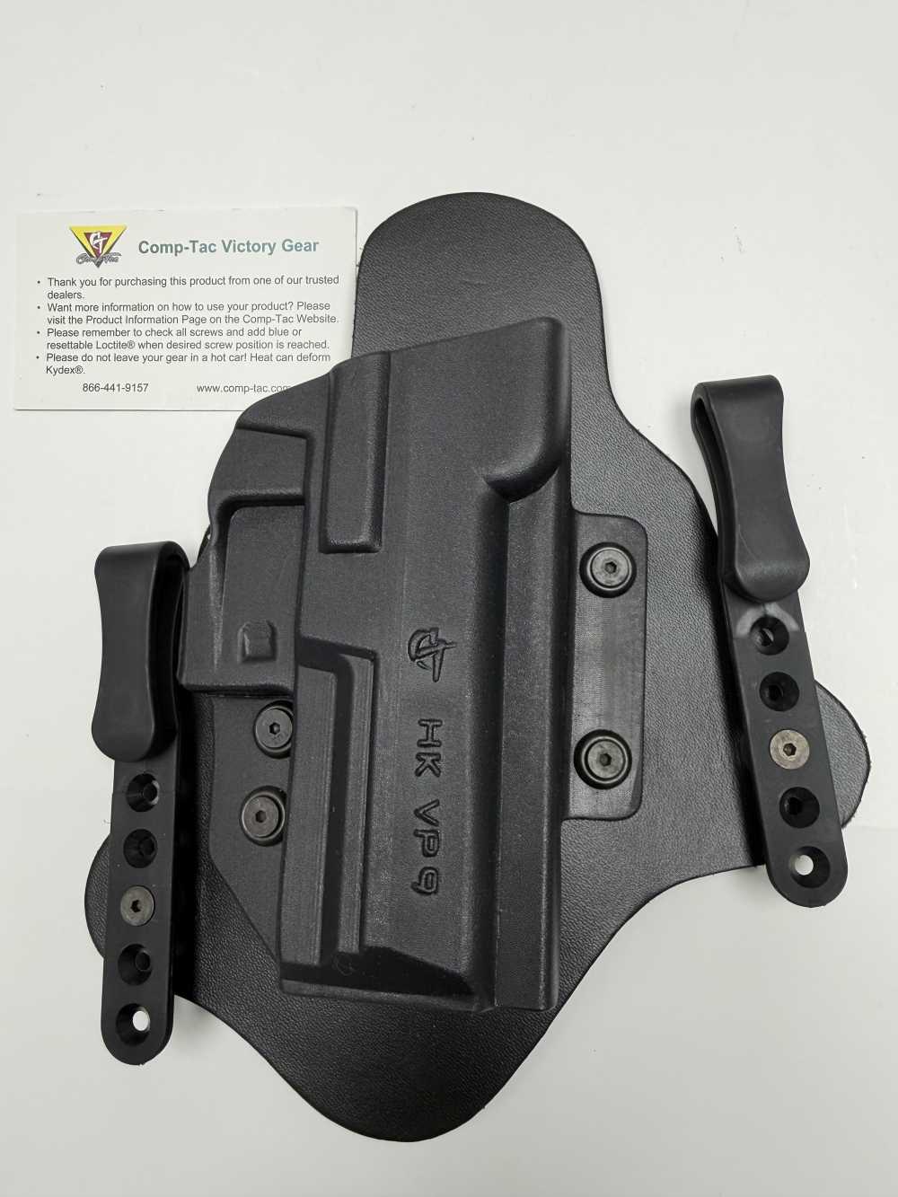 H&K VP9 HOLSTER, IWB, RIGHT HAND, MADE BY COMP-TAC USA,-img-0