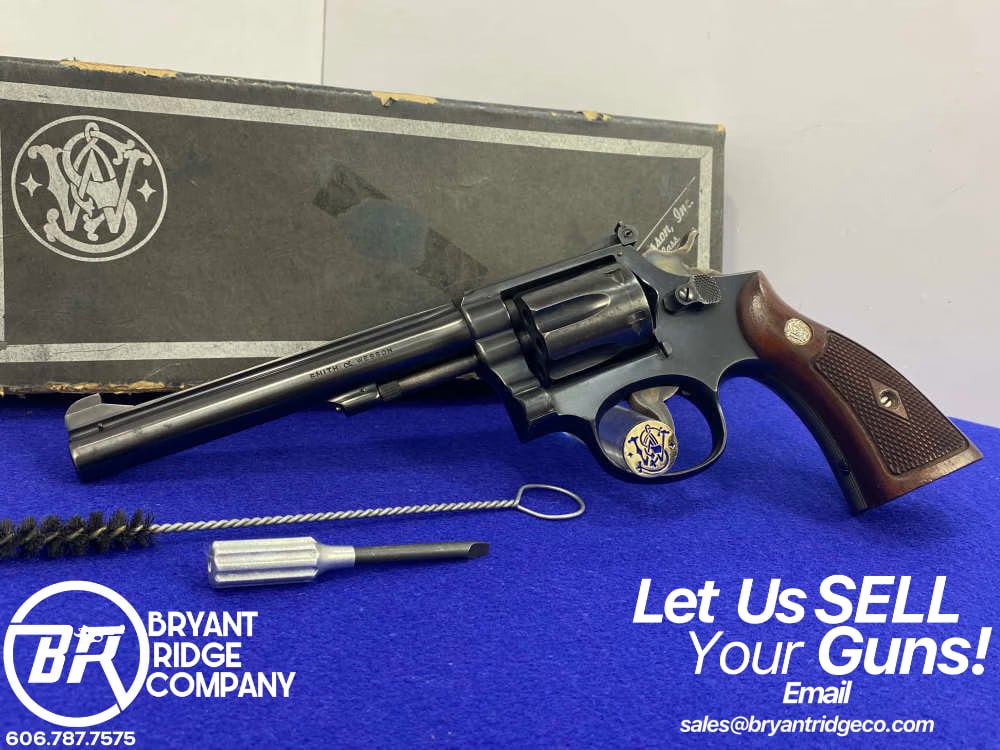 1953 Smith & Wesson K-22 Masterpiece .22 LR Blued 6" *CLASSIC PRE-MODEL 17*-img-0