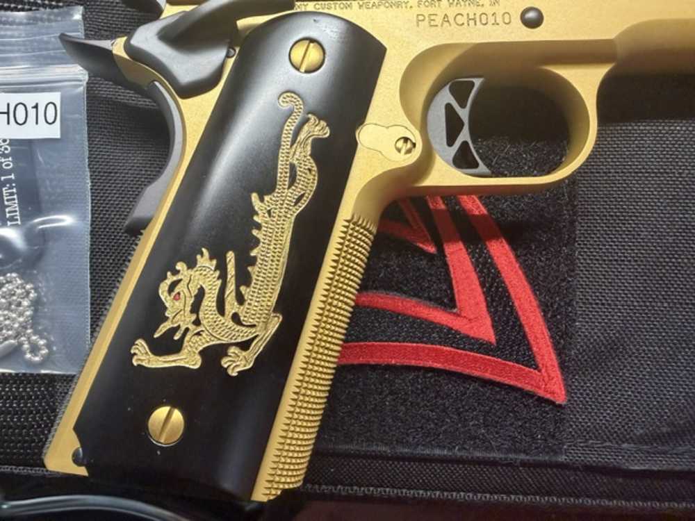 ACW Peach / Castor Troy Face/Off Gold 1911 Restomod /.45 ACP-img-6