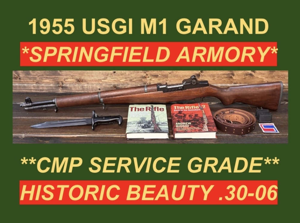 M1 GARAND SPRINGFIELD 1955 CMP SERVICE BEAUTIFUL U.S. RIFLE .30-06 M1-img-1