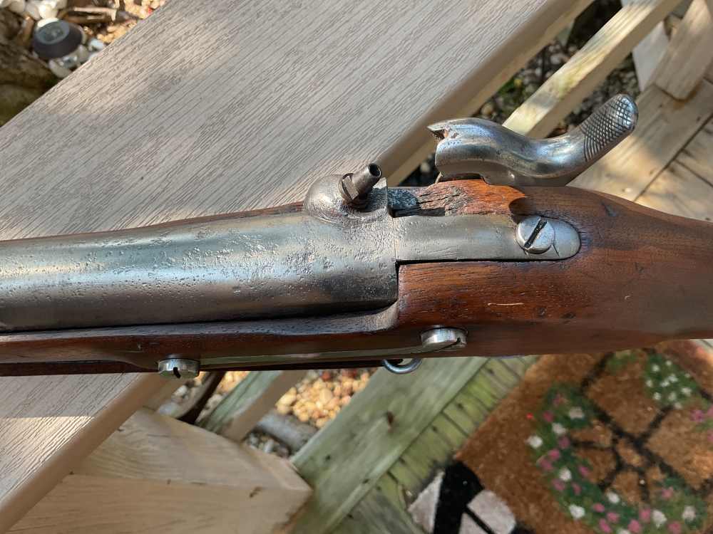 1842 Springfield Musket dated 1850 -img-5