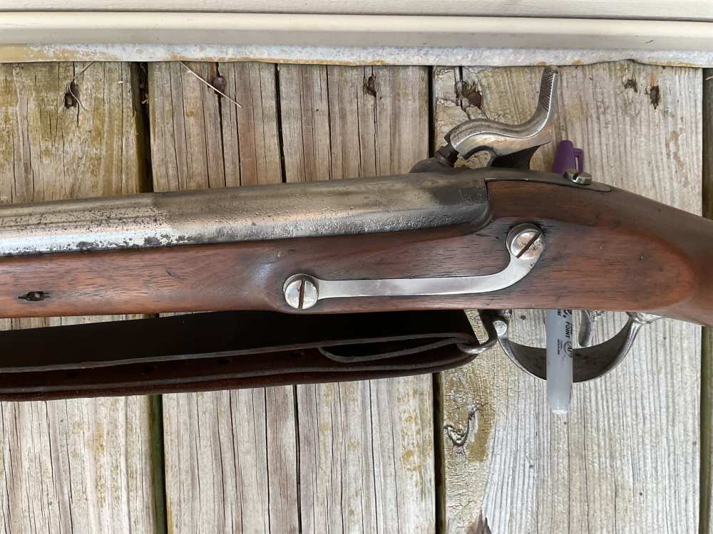 1842 Springfield Musket dated 1850 -img-4