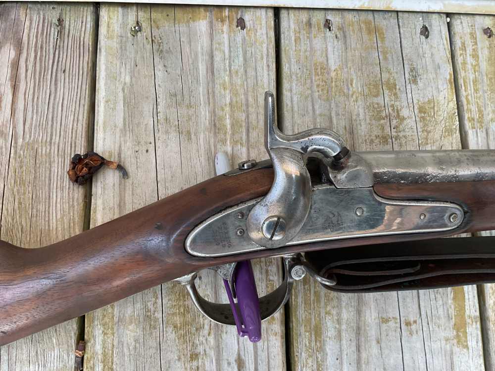 1842 Springfield Musket dated 1850 -img-1