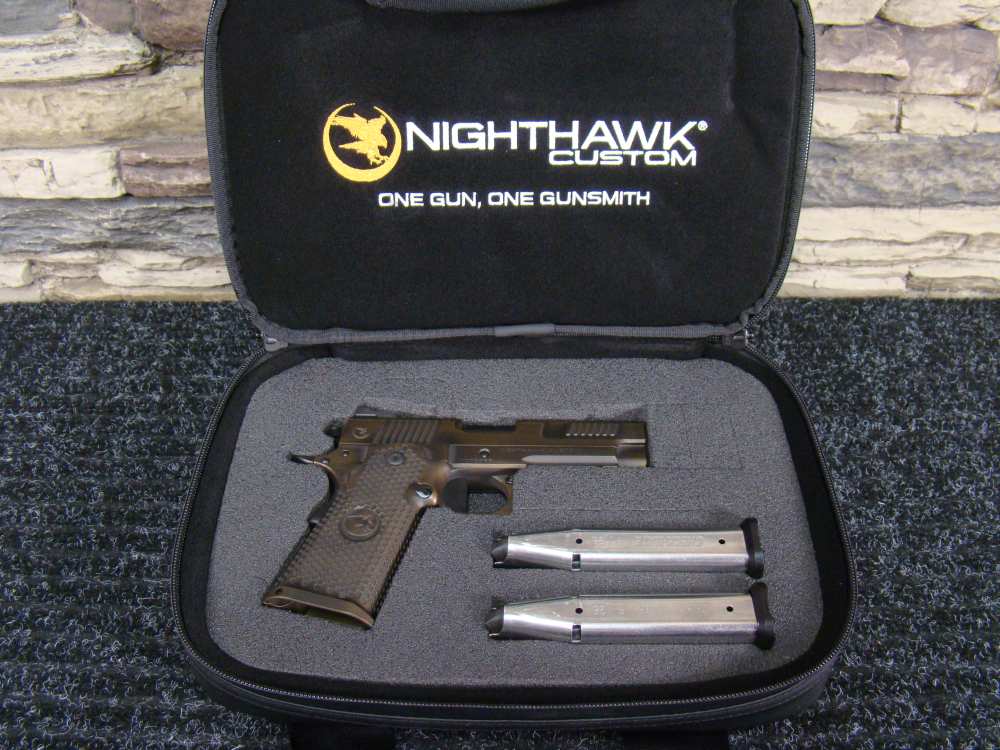 Nighthawk Custom Delegate 4.25" Commander 1911 double-stack IOS Bronze 9mm-img-2