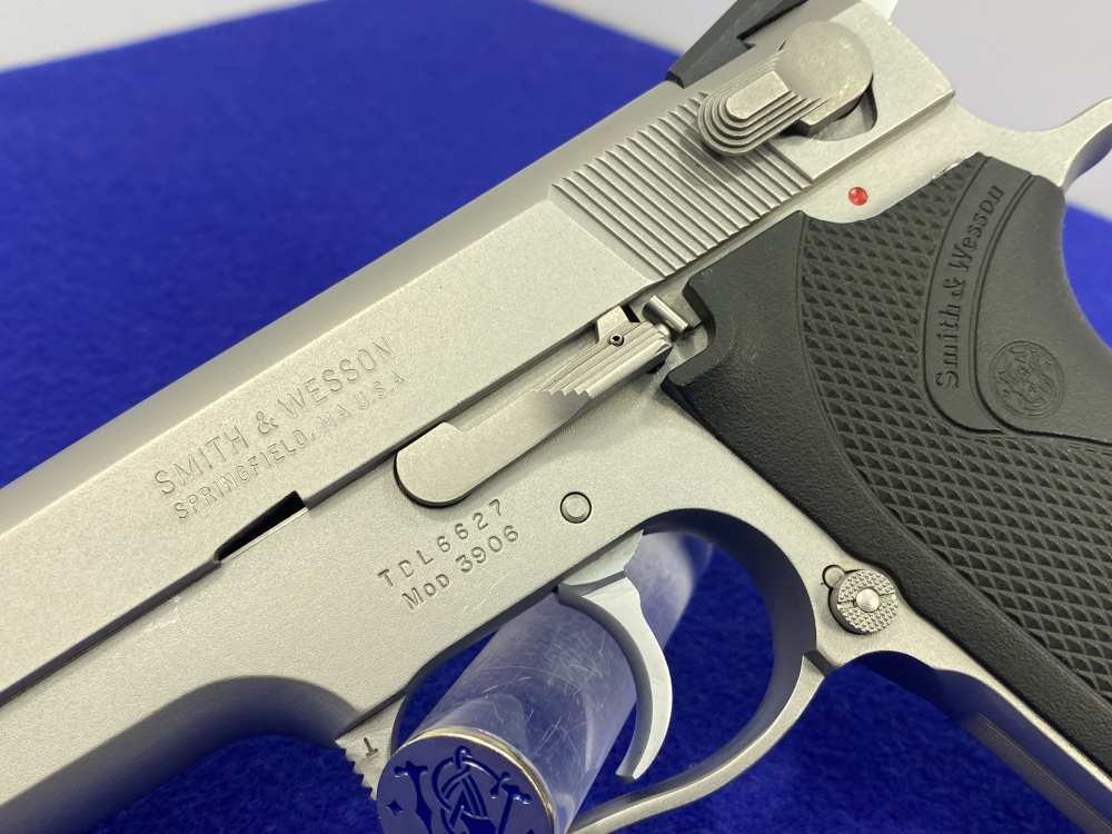 1990 Smith & Wesson Model 3906 9mm Stainless 4" *RARE SINGLE STACK 3RD GEN*-img-10