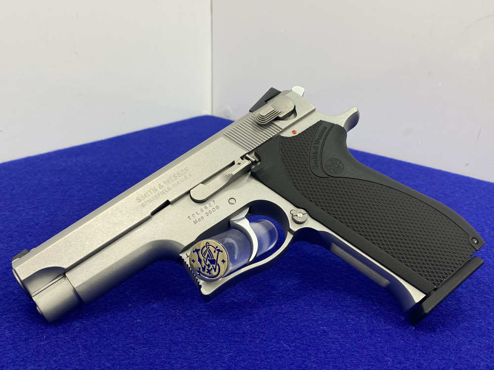 1990 Smith & Wesson Model 3906 9mm Stainless 4" *RARE SINGLE STACK 3RD GEN*-img-6