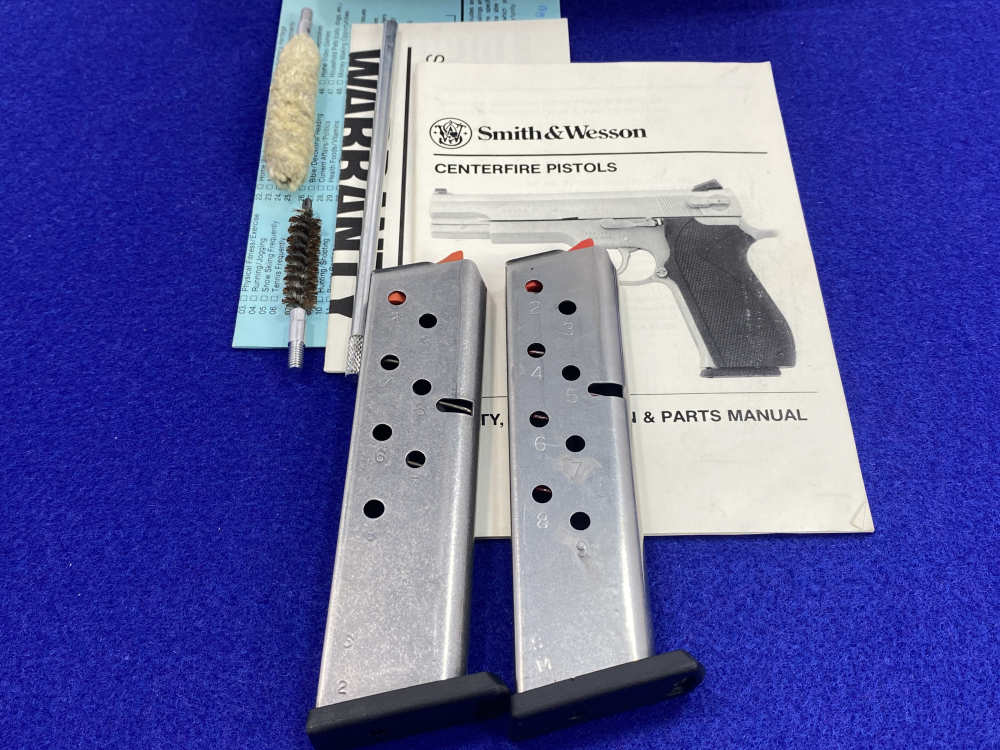 1990 Smith & Wesson Model 3906 9mm Stainless 4" *RARE SINGLE STACK 3RD GEN*-img-5