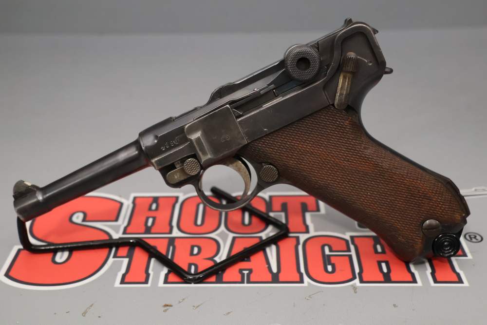 German DWM Luger P.08 9mm 4" w/ WW2 Holster-img-23
