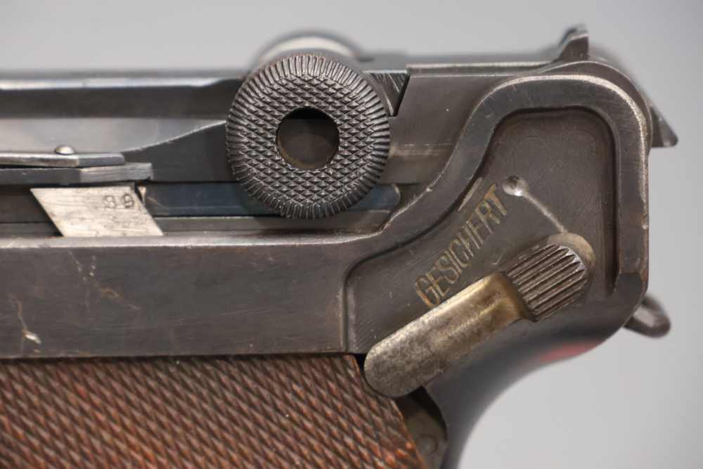 German DWM Luger P.08 9mm 4" w/ WW2 Holster-img-27