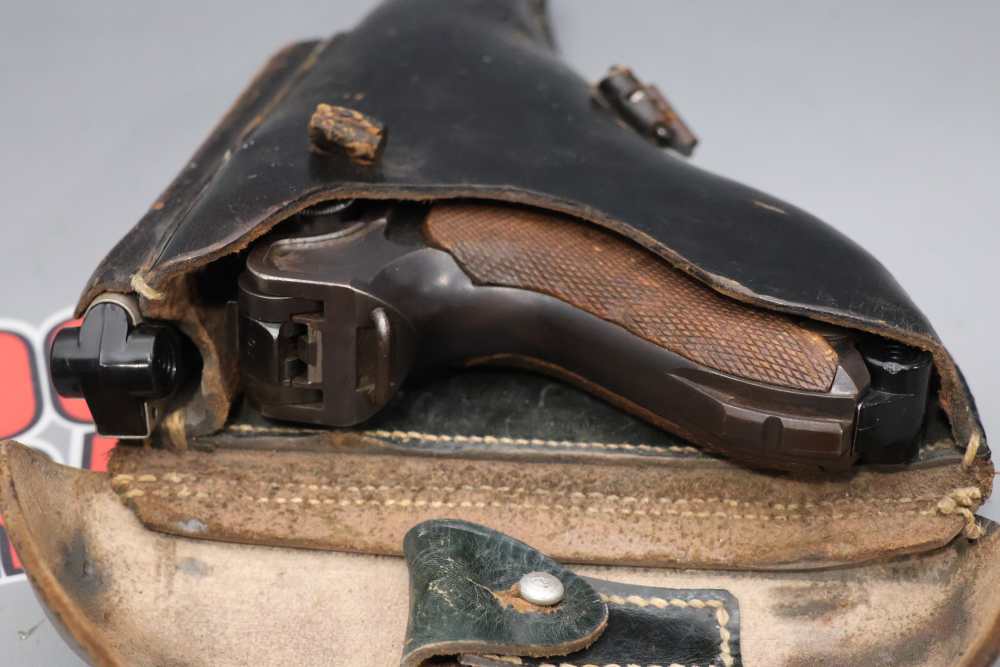 German DWM Luger P.08 9mm 4" w/ WW2 Holster-img-18