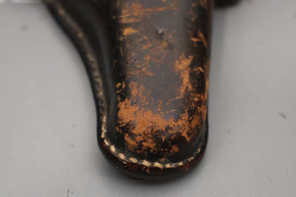 German DWM Luger P.08 9mm 4" w/ WW2 Holster-img-5