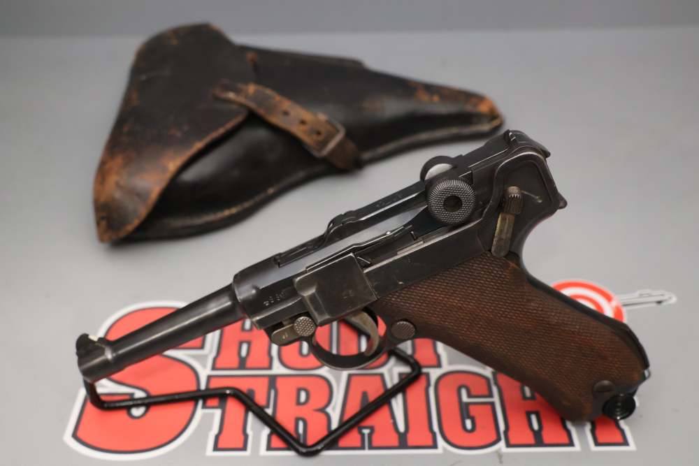 German DWM Luger P.08 9mm 4" w/ WW2 Holster-img-67