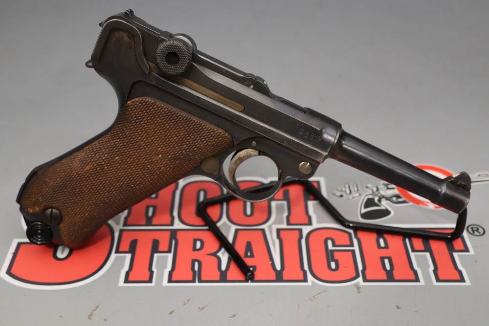 German DWM Luger P.08 9mm 4" w/ WW2 Holster-img-24