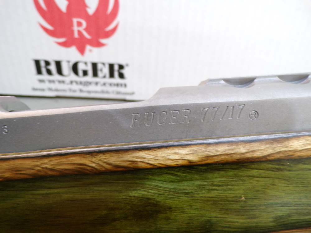 Ruger 77/17 17 Hornet 18.50" Threaded Barrel, Matte Stainless 7220-img-15