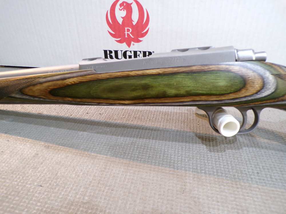 Ruger 77/17 17 Hornet 18.50" Threaded Barrel, Matte Stainless 7220-img-14