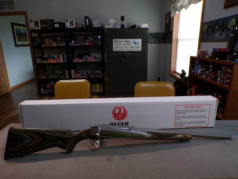 Ruger 77/17 17 Hornet 18.50" Threaded Barrel, Matte Stainless 7220-img-0