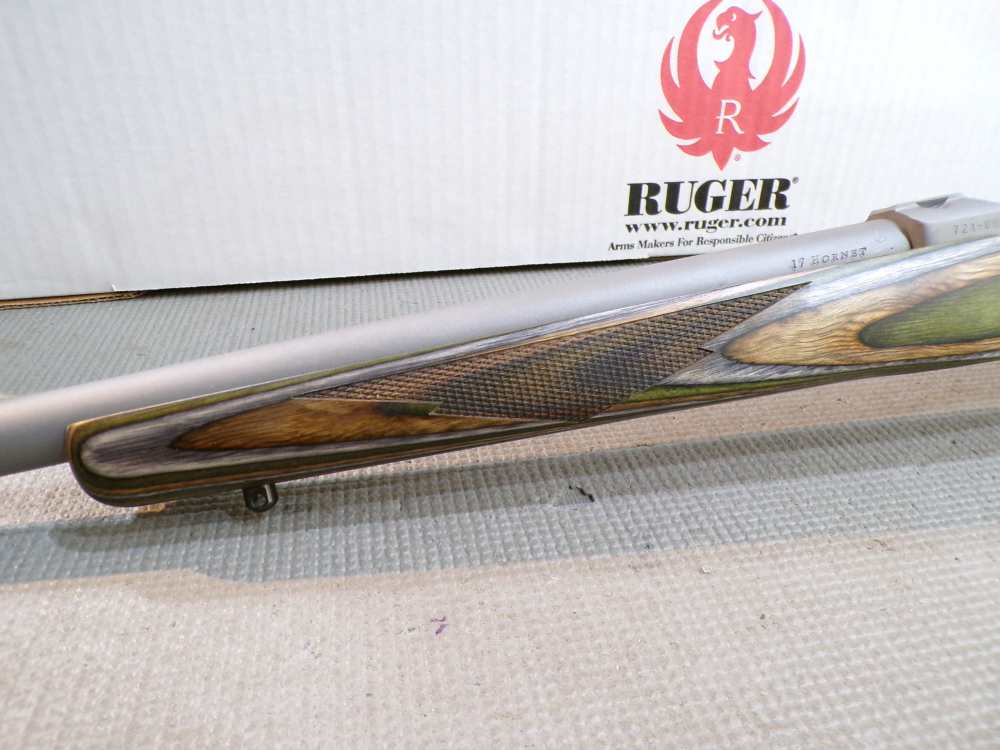 Ruger 77/17 17 Hornet 18.50" Threaded Barrel, Matte Stainless 7220-img-17