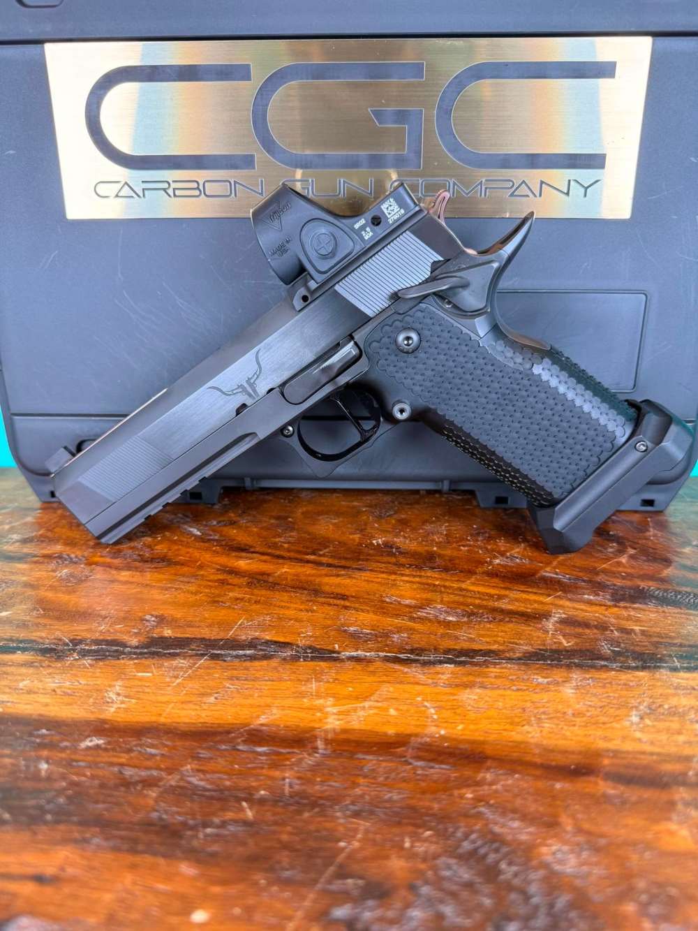 Hayes Custom Guns Cobra Series Ported Island Barrel DLC/Rose 9mm w/ SRO-img-1