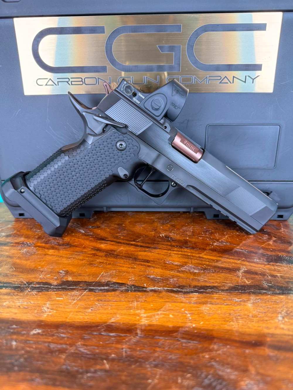 Hayes Custom Guns Cobra Series Ported Island Barrel DLC/Rose 9mm w/ SRO-img-0