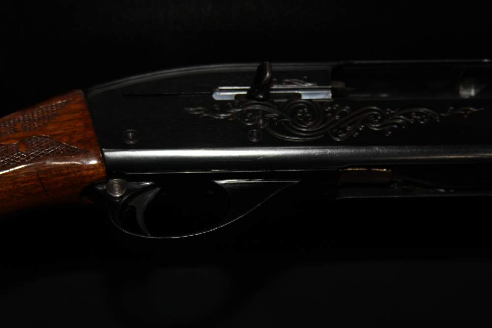Remington Model 1100 12 GA – Engraved Receiver – Walnut – Deer/Slug Barrel -img-13