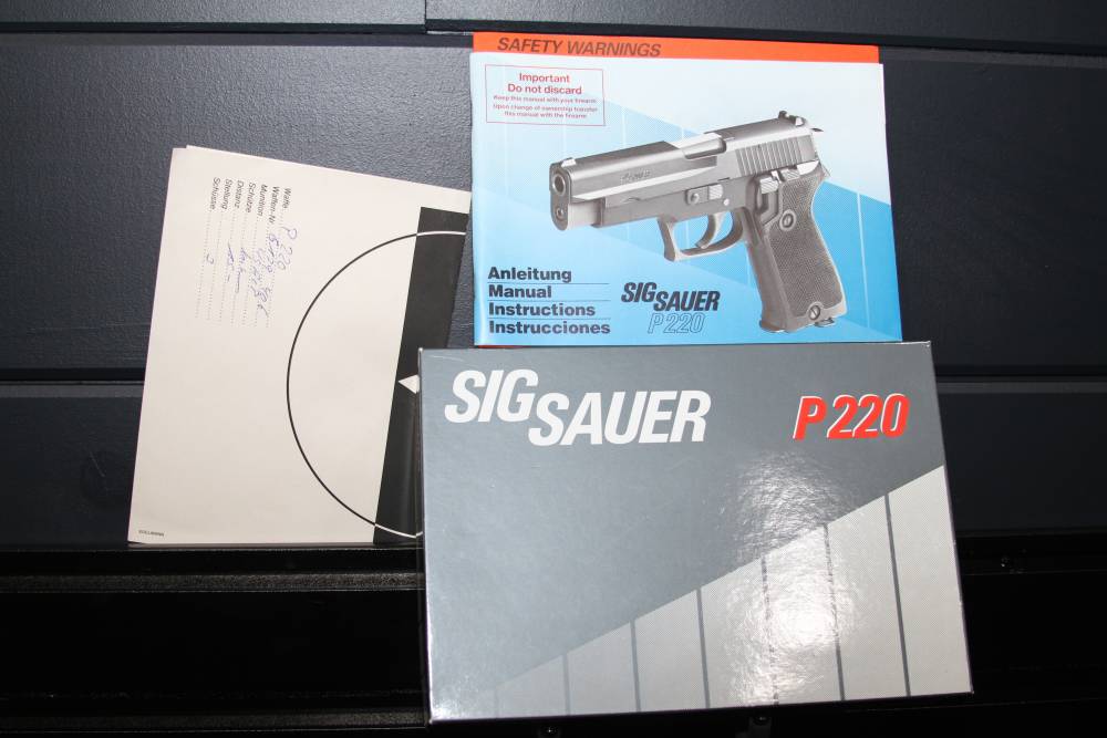 SIG Sauer P220-1 .45 ACP 1991 KB West German Matching Numbers Box Target-img-6