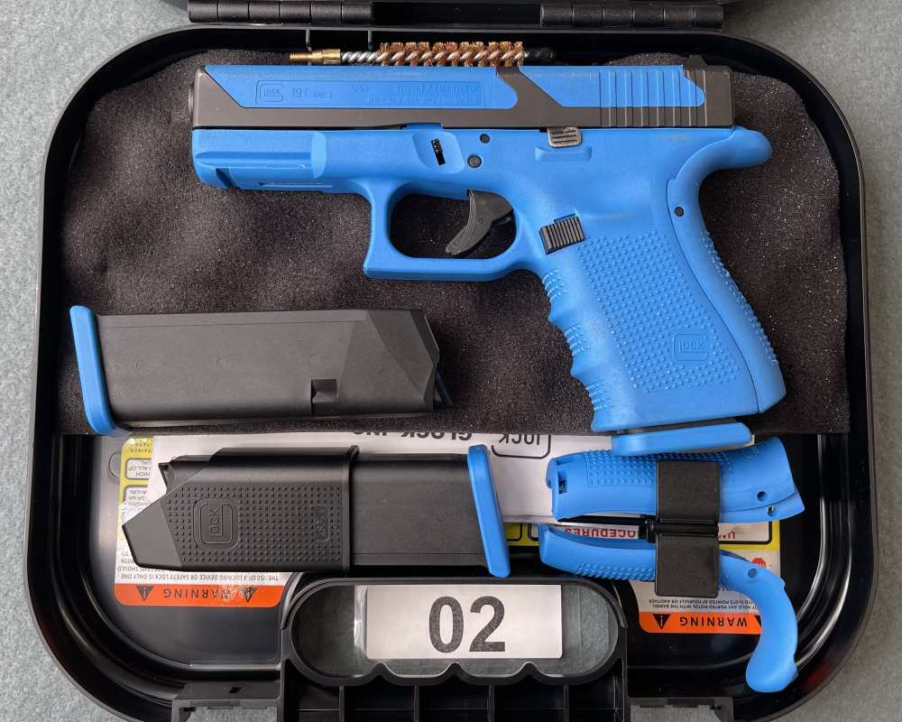 Nice-Glock 19T 19 T G19T G19 T Gen 4 9mm Blue Simunition  $ Super Deal $ 02-img-0