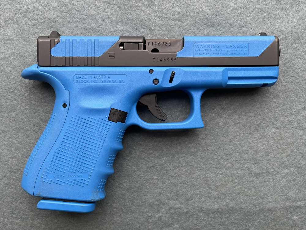 Nice-Glock 19T 19 T G19T G19 T Gen 4 9mm Blue Simunition  $ Super Deal $ 02-img-2