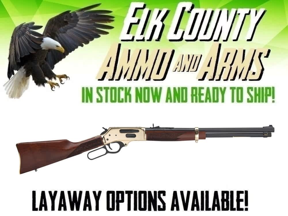 Henry Side Gate Lever Action Brass .38-55 Win 20" Walnut 5 Rds H024-3855-img-0