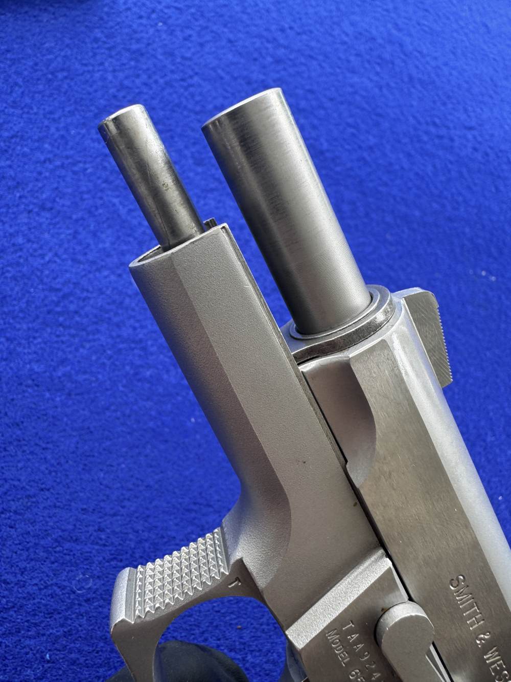 1984 Smith Wesson 659 Stainless 9mm Luger S&W 2 Mags-img-20