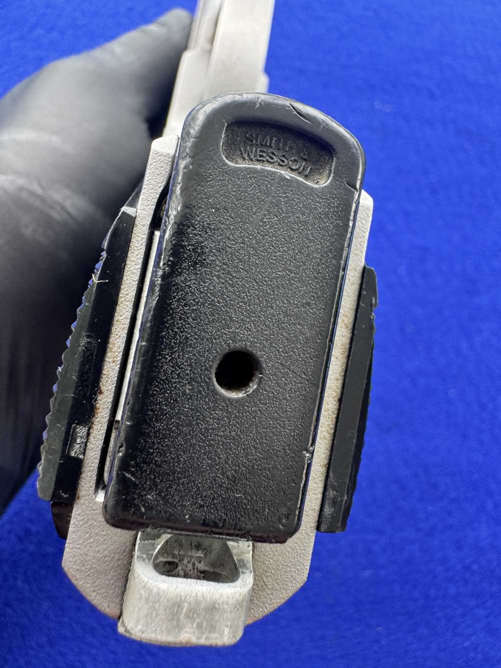 1984 Smith Wesson 659 Stainless 9mm Luger S&W 2 Mags-img-15