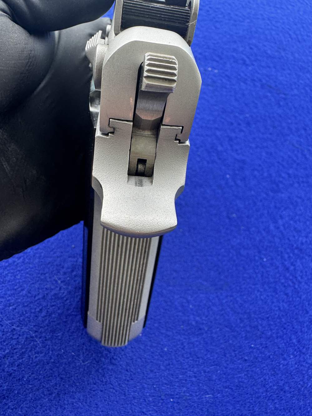 1984 Smith Wesson 659 Stainless 9mm Luger S&W 2 Mags-img-11