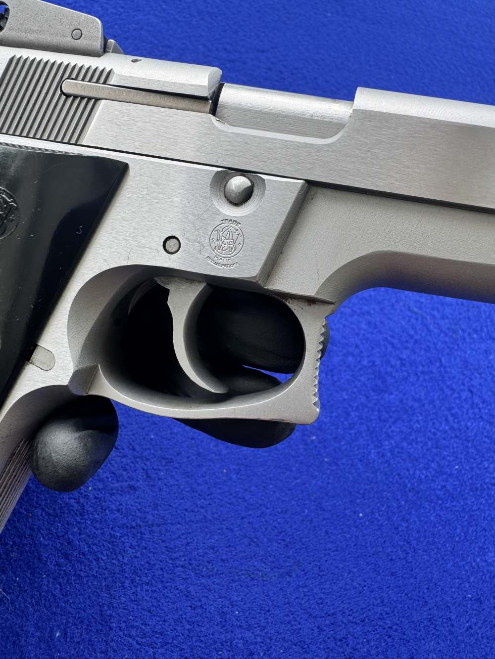 1984 Smith Wesson 659 Stainless 9mm Luger S&W 2 Mags-img-7