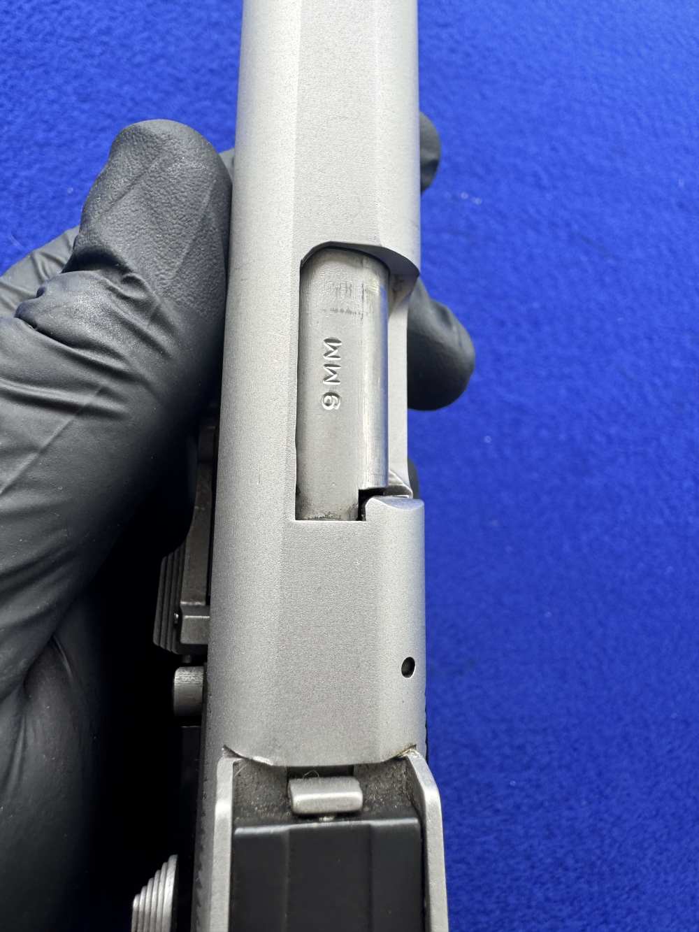 1984 Smith Wesson 659 Stainless 9mm Luger S&W 2 Mags-img-13